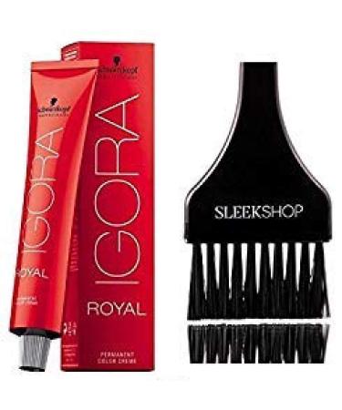 Schwarzkopf Professional Igora Royal Permanent Hair Color (with Sleek Tint Brush) (9.5-22 Pale Blue)
