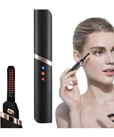 Electric Eyelash Curler USB Rechargeable Lashes Curling Wand with 3 Modes Portable Heated Lash Styler Lash Curling and Styling Tools for Natural Looking Sparse Lashes Black - Buy Online on GoSupps.com