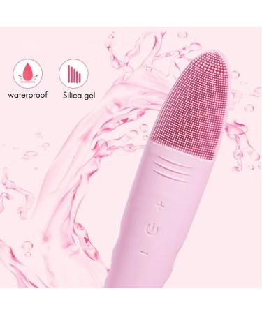 Carruuba Mini Electric Cleansing Brush Waterproof Silicone Face Brush Handheld Rechargeable Pore Cleaner - Blue - Buy Online on GoSupps.com