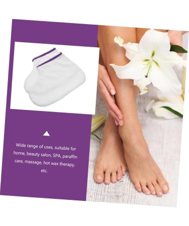1paire Couvre Cire De Paraffine Pour Soins Des Chaussettes Hydratantes R utilisables Accessoires De Spa Beaut Maintien Chaleur - Buy Online on GoSupps.com