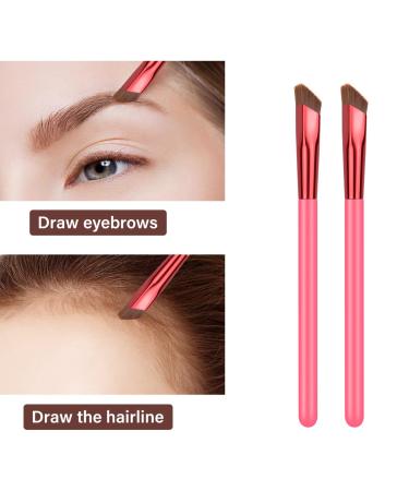 2Pcs 4D Hair Stroke Brow Stamp Eyebrow Brush Set for Women | Professional Multi-Function Makeup Tool - Buy Online on GoSupps.com