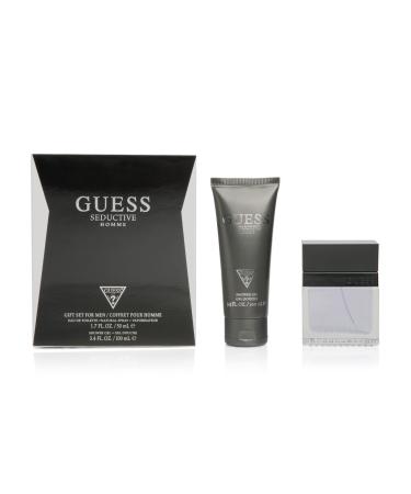 GUESS Seductive Men/Homme Eau de Toilette 2 Piece Travel Set - Cologne Spray 1.7 Fl. Oz. & Shower Gel 3.4 Fl. Oz.