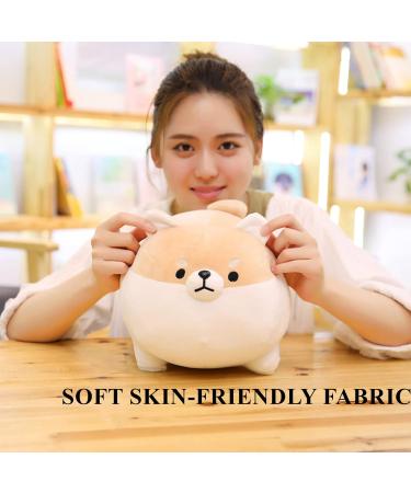 Aliangting 50cm Stuffed Animal Shiba Inu Plush Pillow - Cute Soft Corgi Dog Toy for Kids - Brown 19.7 - Buy Online on GoSupps.com