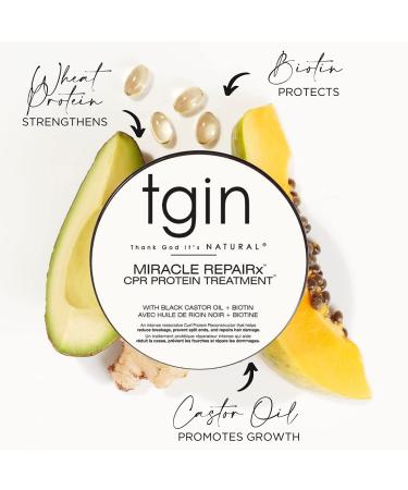 TGIN Miracle RepaiRx Curl Protein Reconstructor 12 oz - Repair, Protect, Restore for Damaged Hair - Buy Online on GoSupps.com