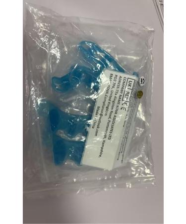 Soothing Silicone Toe Separators - 2 Pairs | Toe Straighteners, Spacers & Stretcher for Curled, Overlapping Toes | Relaxation & Relief for Feet - Blue - Buy Online on GoSupps.com