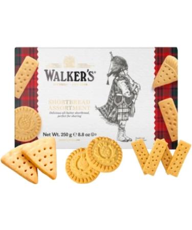  Walkers Walkers | Biscuits Butter Gift Box | Scottish Butter Cookies | Biscuit Kit Gift Box | Pure Butter English Pastry - 3 x 250 Gr - Buy Online on GoSupps.com