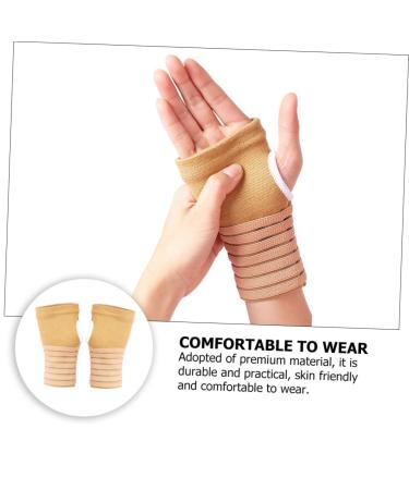 FRCOLOR Compression Bracers | Adjustable Hand Stabilizer Sleeves for Carpal Support & Fitness 1 Pair - Buy Online on GoSupps.com