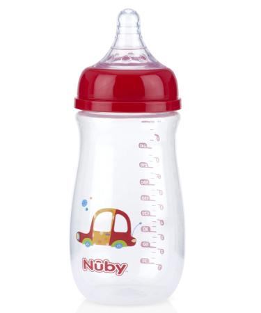 Nuby Tritan Wide Neck Non-Drip Bottles 9oz/270ml 3 Pack - Anti-Colic Air System - 3M - Buy Online on GoSupps.com