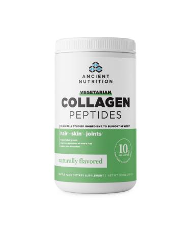Ancient Nutrition Vegetarian Collagen Peptides, Collagen Peptides Powder, Collagen Powder with Natural Flavor, Prebiotics and Probiotics, Supports Healthy Skin, Hair, Joints, Digestion, 28 Servings