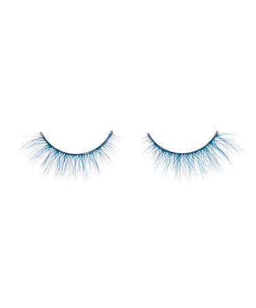 PaintLab Synthetic Lashes  False Eyelashes Natural Look  Lightweight Reusable Lash Extension Strip For Kids  Teens and Women  1 Pair  Baby Blue - Buy Online on GoSupps.com