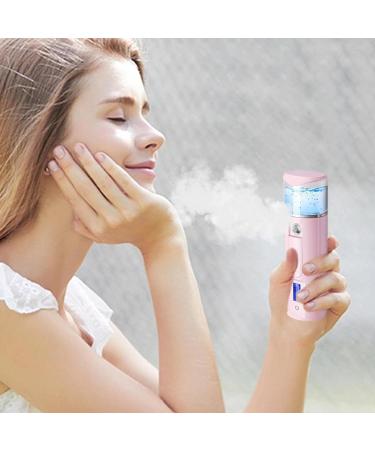 Mist Sprayer - Portable Nano Mist Sprayer with Skin Analysis - Hydrating USB Rechargeable Face Steamer for Eyelash Extensions Face Face Hydration Dyeulget Pink - Buy Online on GoSupps.com