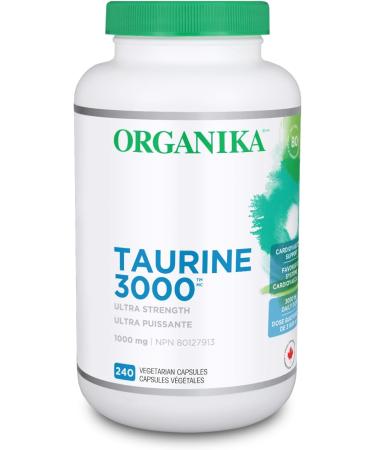 Organika Taurine Ultra Strength- 1000mg- Supports Cardiovascular Health 3000mg Daily Dose- 240vcaps & Inositol (Myo-Inositol)- Cellular Response Mood Balance Insulin Support- 90vcaps SUPPLEMENT + SUPPLEMENT 620365013059 - Buy Online on GoSupps.com