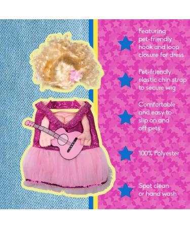 Pink Dress Guitar & Wig Set - XS/S - Buy Online on GoSupps.com