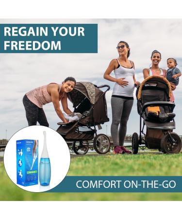 Acwoo Portable 450ml Intimate Shower - Best Postpartum Care & Replacement Shower Heads | On-the-Go Hygiene for Women - Buy Online on GoSupps.com