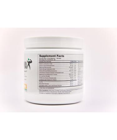FortaMax Energy and Mood Support Citrus Orange Powder Sugar-Free Daily Supplement with Ashwagandha Maca Rhodiola Ginseng Sweetened with Stevia & Monk Fruit 30 Servings - Buy Online on GoSupps.com