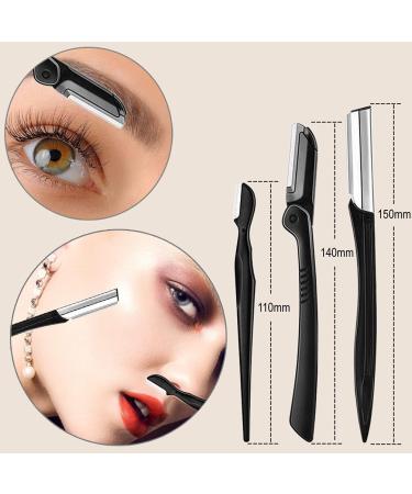 KINGMAS 9 in 1 Eyebrow Kit for Women - Razor, Exfoliating Dermaplaning Tool, Facial Trimmer, Eyelash Comb, Brush, Scissors, Tweezers - Buy Online on GoSupps.com