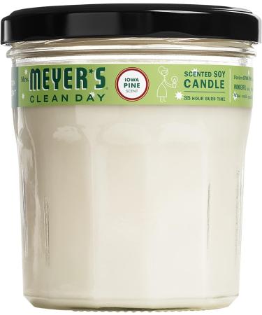 Mrs. Meyer's Clean Day Soy Candle Iowa Pine - 7.2 oz (Pack of 6) | Eco-Friendly & Long-Lasting Scented Candles for International Shipping - Buy Online on GoSupps.com