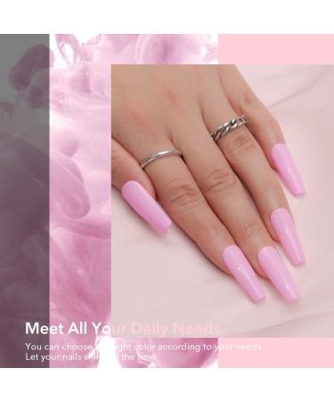 Shop Aokitec Dipping Powder Nails Set - 28g Pink French Nail Art for Salon & DIY Manicure - International Shipping Available - Buy Online on GoSupps.com