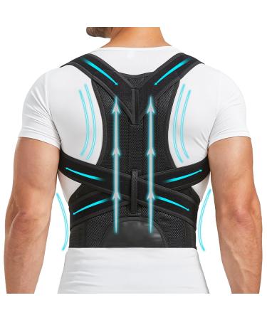 Back Brace and Posture Corrector for Men and Women Adjustable Back Straightener Posture Corrector Scoliosis and Hunchback Correction Spine Corrector Support for Upper Lower Back Pain Relief Large