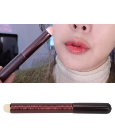 Round Head Lipstick Brush Portable Artificial Fiber Lipstick Applicator Skin Friendly Small Concealer Brush for Home Beauty Salon Practical Makeup Brush for Eyeshadow Lipstick Concealer - Buy Online on GoSupps.com