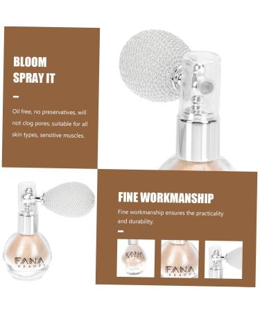 VILLCASE Makeup Glitter Spray - 1pc Plastic Body Glitter Tool - Highlight Spray for Glamorous Looks - 7x5.5cm Ivory - International Shipping Available - Buy Online on GoSupps.com