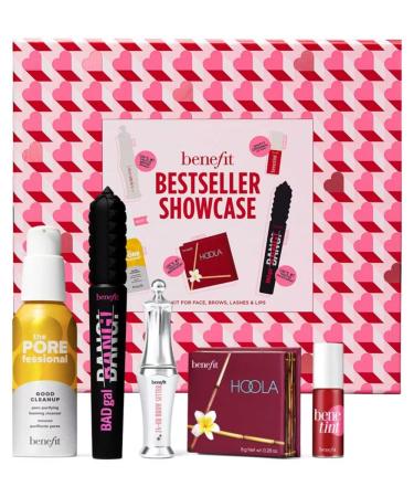 Benefit Bestseller Showcase Beauty Kit including FULL SIZE Hoola Bronzer and BADgal Bang Mascara (Collection worth 88)