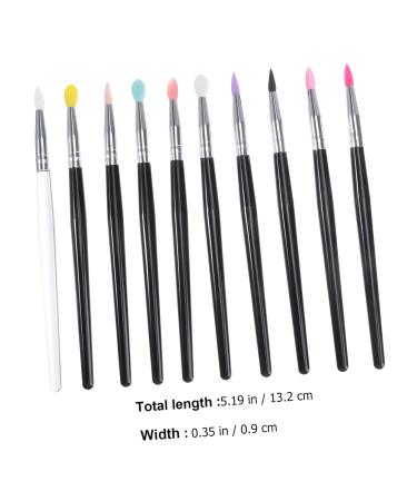 MAGICLULU 20 Pcs Eye Shadow Brush Set - Professional Makeup Tools for Face Lips & Eyes | Exfoliator & Lip Balm Applicator - Buy Online on GoSupps.com