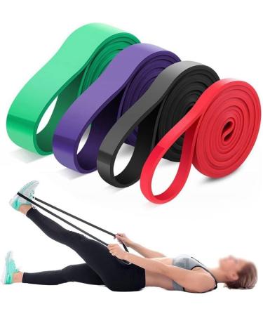 Resistance Band Gym Rubber Workout Elastic Band Workout Exercise Cycle Strength Fitness Equipment Training Extender Unisex (Color : E Size : 1) (E 1) - Buy Online on GoSupps.com