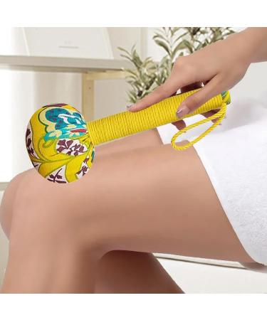 Buy Wermension Handheld Massage Hammer - Full Body Wormwood Massager | 26cm Yellow Tool for Relaxation & Pain Relief - Buy Online on GoSupps.com