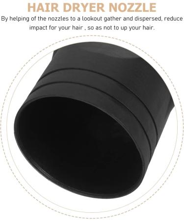 FRCOLOR 3 Pieces Universal Hair Dryer Attachment Concentrator Nozzle Replacement Silicone Nozzle Adapter Hair Dryer Drying Concentrator Hair Styling Tool Hood Cover - Buy Online on GoSupps.com
