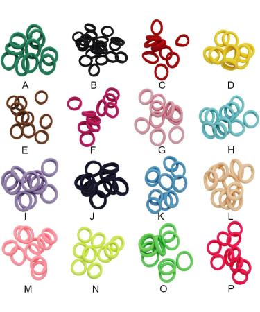 budiniao 20 Pieces Hair Ring Seamless High Elasticity Stretchy Preppy Style Adjustable Hairs Rope Bobbles Styling Accessories Coffee - Buy Online on GoSupps.com