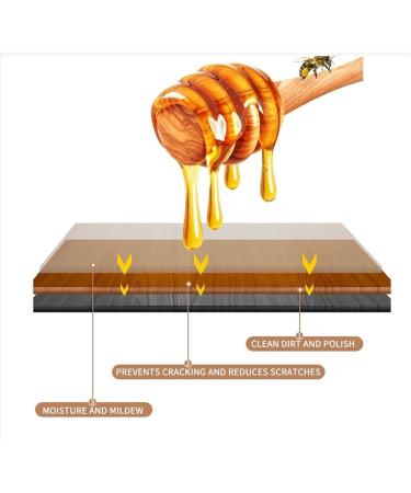 Wood Seasoning Beeswax Natural Traditional Beeswax Polish Wood Furniture Cleaner Wood Care Wax Wood Bees Wax Polish for Furniture Floor Doors Tables Chairs Cabinets - Buy Online on GoSupps.com
