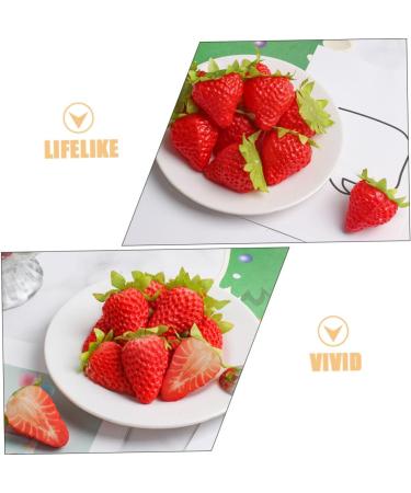 Alipis Fruit Decor 40 Pcs Artificial Strawberry Fruit Home Decor Strawberries Fake Strawberry Lifelike Strawberry Cute Strawberry Stuff Strawberry Birthday Decorations Pvc Props Window As Shownx4pcs 4.00X3.00X3.00CMx4pcs - Buy Online on GoSupps.com