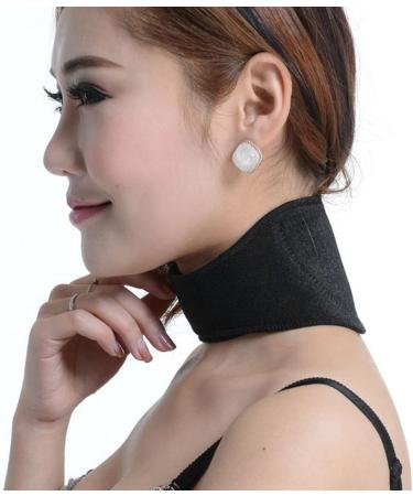 SPYMINNPOO Neck Support Brace - 2 Pack Self-Heating Magnetic Care for Warm Comfort - Ideal for Pain Relief - Black - Buy Online on GoSupps.com