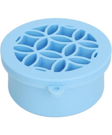 Makeup Brush Scrubber Multifunctional 2 in 1 Folding Palm Size Portable Makeup Brush Cleaning Bowl for Daily (Blue) - Buy Online on GoSupps.com