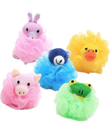 12 Pcs Healeved Bath Sponge Set | Luxurious Bath Puffs & Flower Balls Perfect Bath Accessories for Spa-like Experience - Buy Online on GoSupps.com