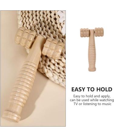 Shop Lurrose Wooden Massage Roller & Gua Sha Tool | Premium Face & Head Massage Device for Relaxation - International Shipping Available - Buy Online on GoSupps.com