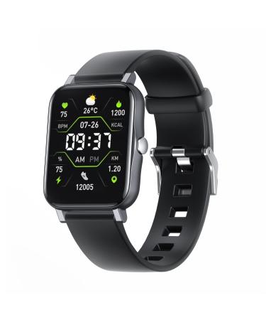 Lebexy fitness bracelet pedometer fitness tracker with heart rate meter blood pressure measurement pulse clock calorie counter IP68 waterproof smartwatch fitness watch sports watch activity tracker black - Buy Online on GoSupps.com
