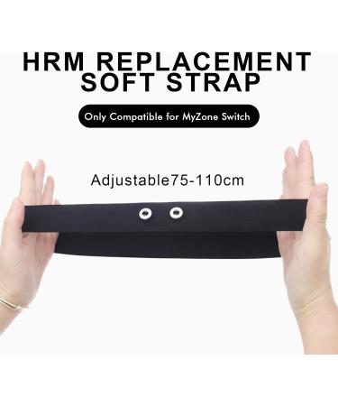Fitcent Adjustable Soft Belt Heart Rate Monitor Chest Strap Compatible with MyZone Switch | Replacement Strap M-XXL - Buy Online on GoSupps.com