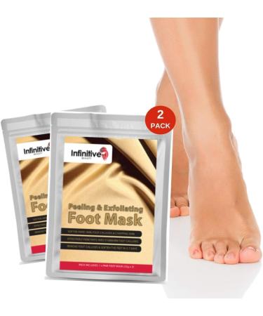 2 Pairs Foot Peeling Foot Mask - Exfoliating Socks and Moisturising Set for Peeling Off Calluses & Dead Skin - Buy Online on GoSupps.com