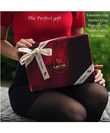 Romantic Luxury Lavish Bath Bomb Gift Set - 12 Handmade 120g Bath Bombs with Essential Oils & Natural Shea Butter Vegan Non-GMO Cruelty Free Aromatherapy with Mixed Colours - Buy Online on GoSupps.com