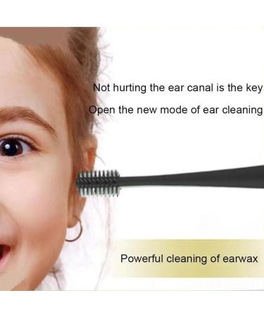 Silicone Ear Wax Remover Kit - 3Pcs Reusable Ear Cleaner Tools for Children and Adults | Ear Wax Removal Cleaning Brush with Storage Box 003 - Buy Online on GoSupps.com