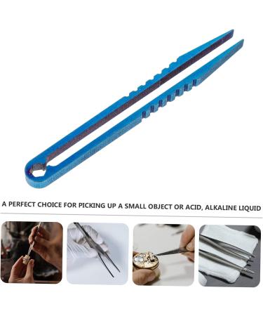 Buy Sosoport 3-Piece Titanium Alloy Mini Tweezers Set | Portable Survival Tool for Hiking | Galvanic Travel Attachments - Blue - Buy Online on GoSupps.com