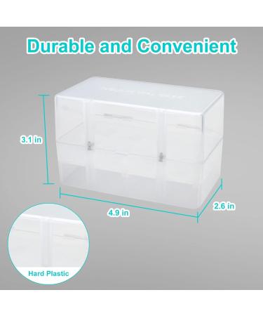 APDTEK Insulin Vial Storage Box Holder for Fridge - 8 Slots Diabetic Case Organizer - Travel-friendly Protector for 5ML-15ML Injection Vials (White) - Buy Online on GoSupps.com