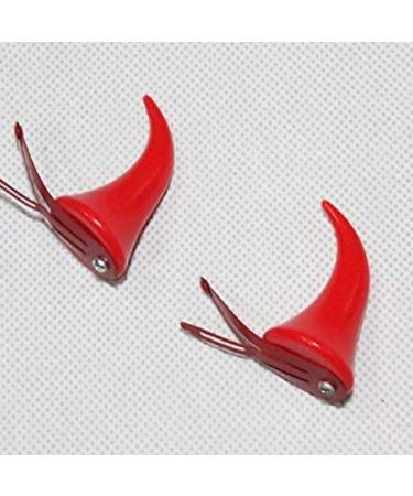 Halloween Hair Clips Costumes Decorations Red Devil Horns Hair Clip Barettes Pins Accessories for Women Halloween - Buy Online on GoSupps.com