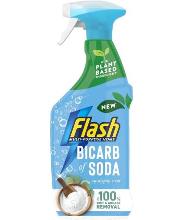 Flash Sparkling Home Multi-Surface Cleaner Spray 800ml Pomelo Paradise Scent & Multi-Purpose Cleaning Spray with Bicarbonate of Soda 800ml Eucalyptus + for You: Organza Small - Buy Online on GoSupps.com