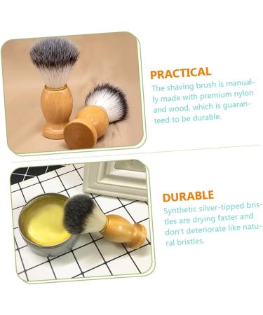 Minkissy 10 Pcs Shaving Brush Set - Soft Hair Beard Care Tools for Men - Portable Beard Brush & Cleaning Accessories - Buy Online on GoSupps.com