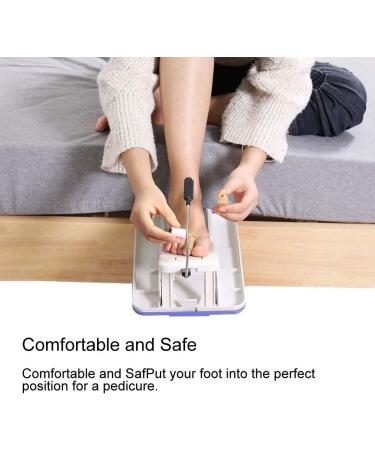 Foot Stand Adjustable Pedicure Nail Tool Foot Stand Manicure Pedicure Tool with Light - Buy Online on GoSupps.com
