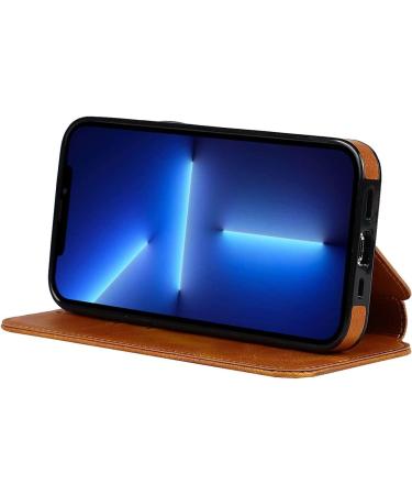 BRART Wallet Case for iPhone 13/13 Pro/13 Pro Max PU Leather Magnetic Protective Flip Case Cover with Credit Card Slot Viewing Stand Shockproof TPU (Color : Yellow Size : 13pro 6.1") 13pro 6.1" Yellow - Buy Online on GoSupps.com