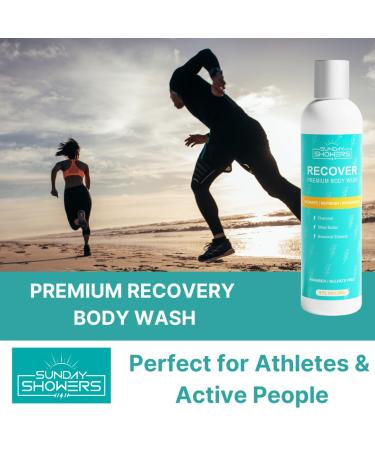 All Natural Recovery Body Wash - Revitalize with Charcoal Shea Butter & Eucalyptus | Premium Clean Ingredients for Rejuvenation - Buy Online on GoSupps.com